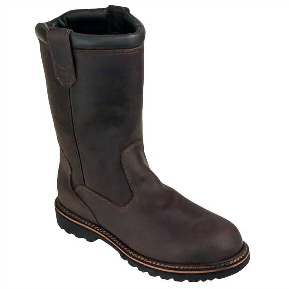 NEW THOROGOOD men's v-series wellington safety toe boots in brown